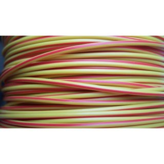 10cm Kabel 0.75mm - gelb/rot