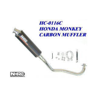 NHRC  Exhaust  HC-0116C  Carbon Low-Pipe