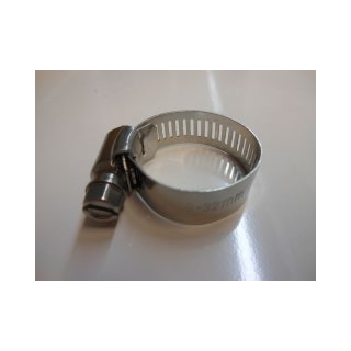 Hose Clamp in Stainless Steel, 18-32mm